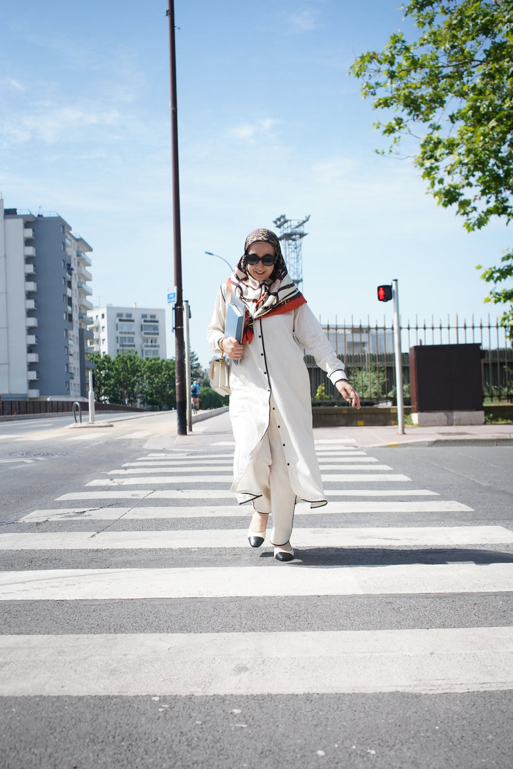 Ensemble chemise blanc