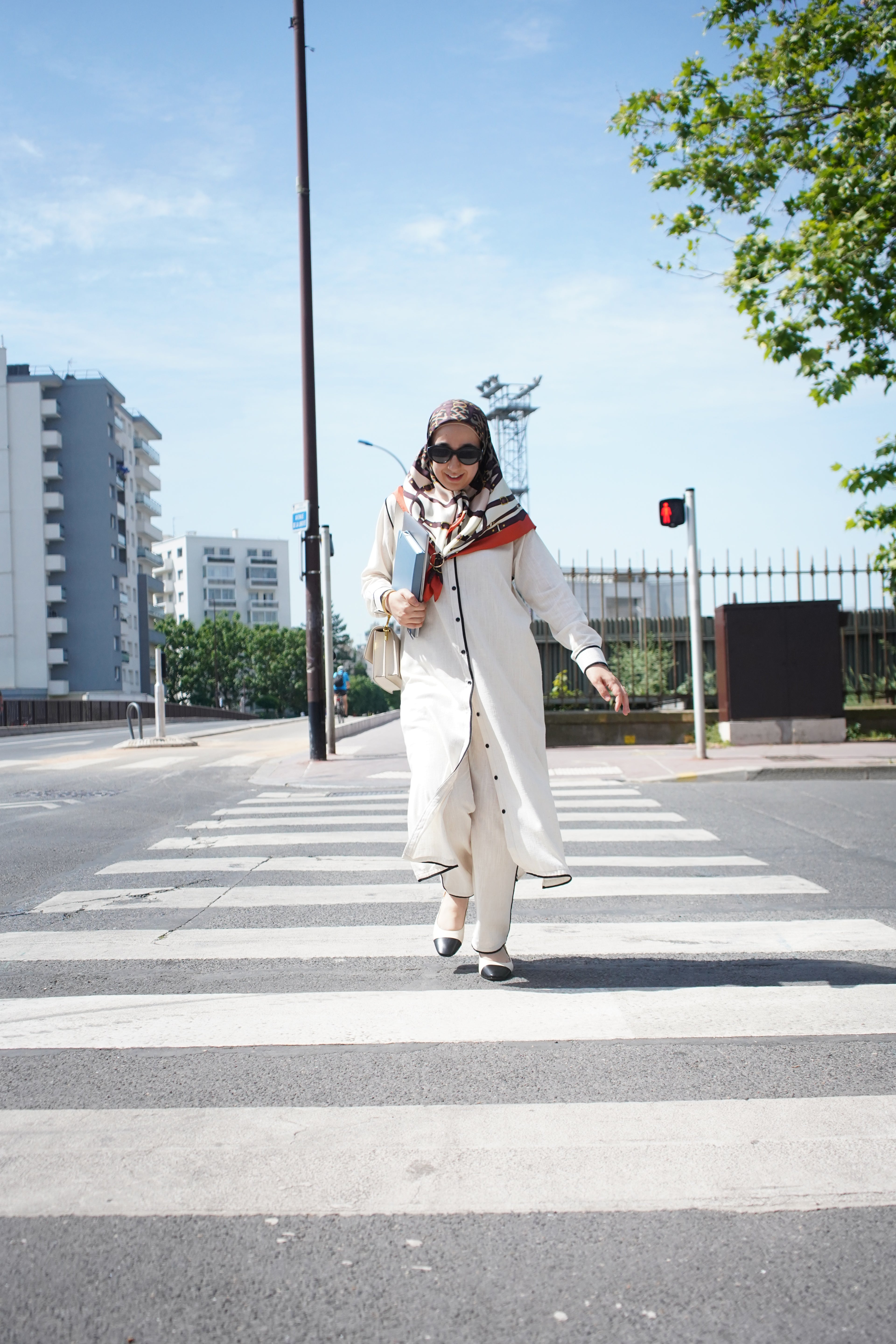 Ensemble chemise blanc