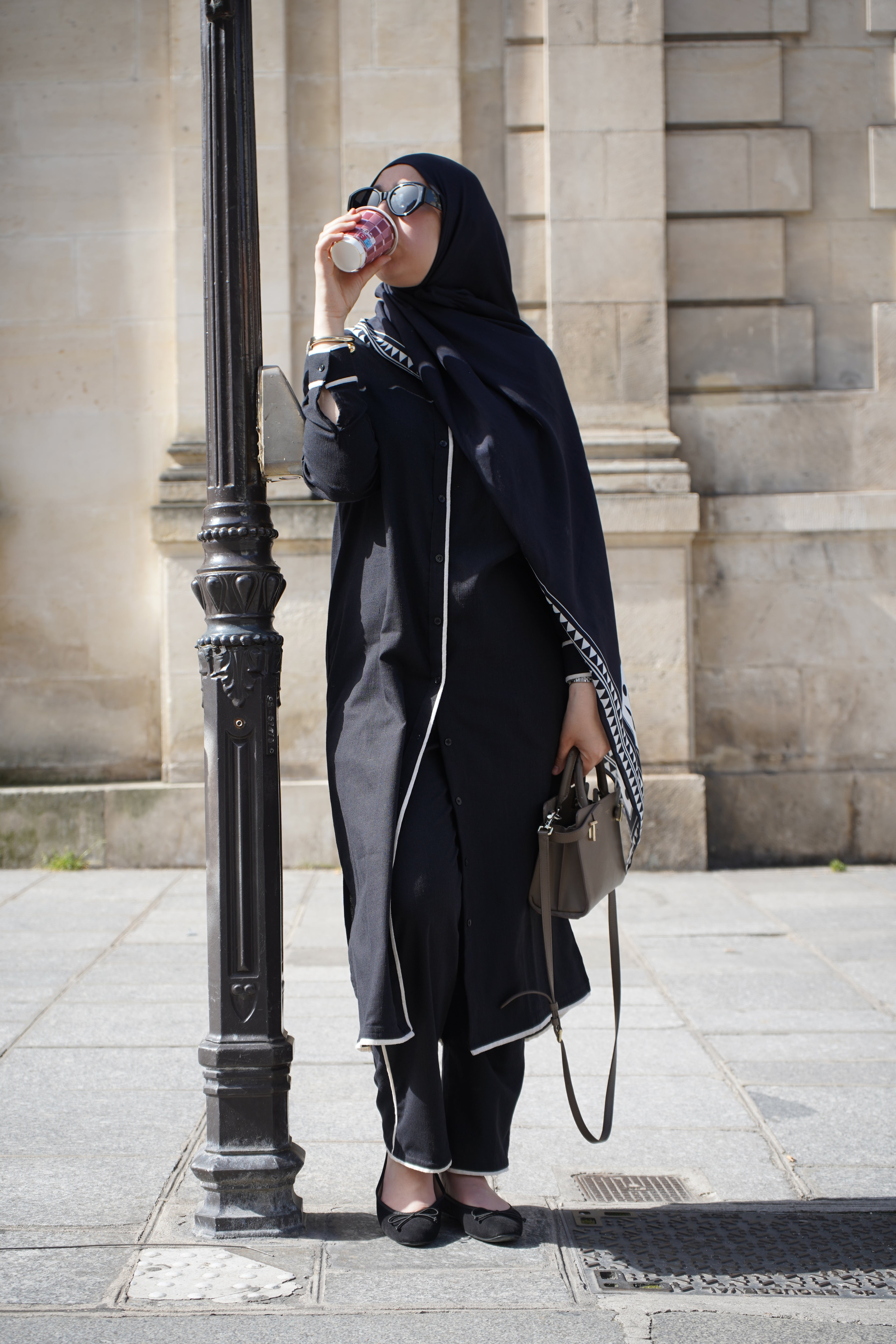Ensemble chemise noir