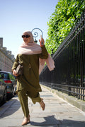 Ensemble oversize Kaki
