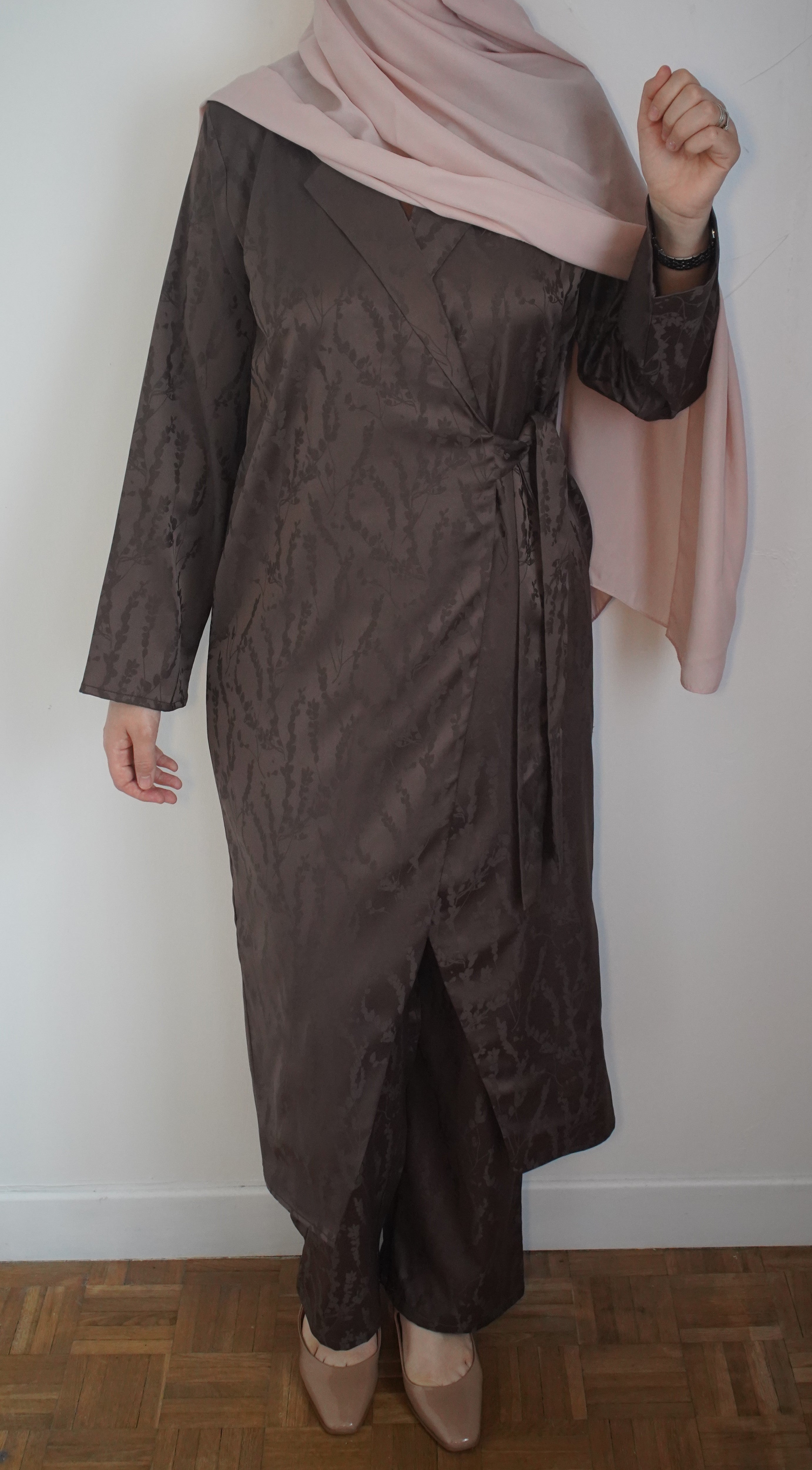 Ensemble tailleur taupe