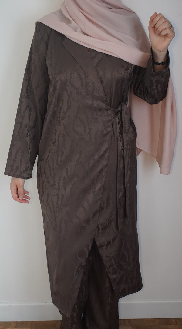 Ensemble tailleur taupe